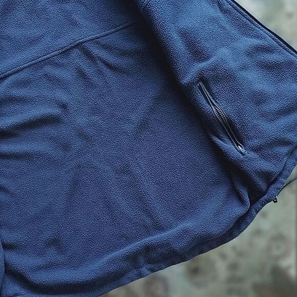 Vtg North Country nylon fleece lined zip vest - Picture 7 of 12